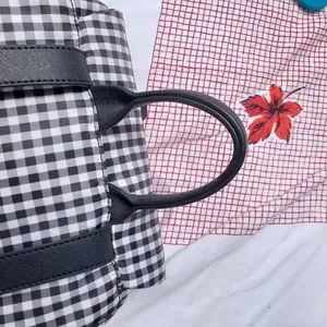 Karl Lagerfeld Mini Style Checkered Backpack purse Karl Lagerfeld | Bags | Karl Lagerfeld Mini Style Checkered  main image 2